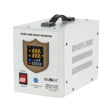 Záložný zdroj KEMOT PROsinus-800 12V 230V 800VA/500W biely