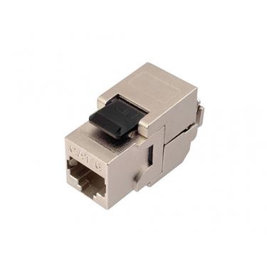 Keystone Solarix CAT6 STP RJ45 samorezavací čierny tienený