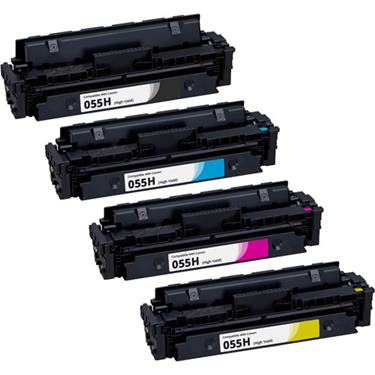 Toner Canon CRG-055 H CMYK, štvorbalenie, multipack, kompatibilný bez chipu