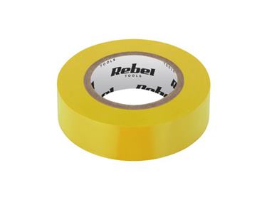 Páska izolačná REBEL (0,13mm x 19mm x 18,30m) žltá