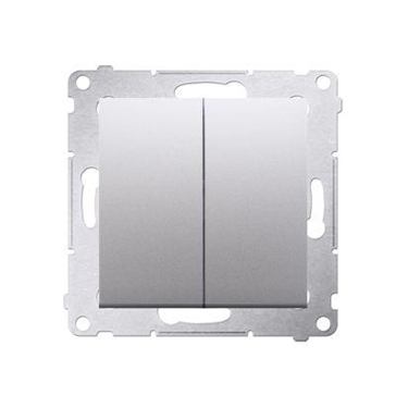 Vypínač Simon 54 premium č.5 modul strieborný