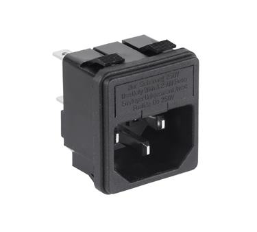Sieťová zástrčka 230V + poistka na panel