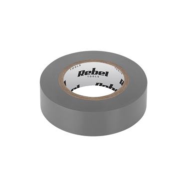 Páska izolačná REBEL (0,13mm x 19mm x 9,15m) sivá