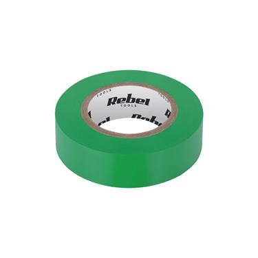 Páska izolačná REBEL (0,13mm x 19mm x 18,30m) zelená