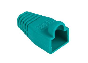 Kryt na konektor 8P8C (RJ45)zelený(100ks)