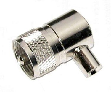 Konektor UHF zástrčka CB RG58 skrutkovacia rohová