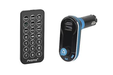 AUDIO FM MP3 vysielač 1,4" 2 x USB s BLUETOOTH