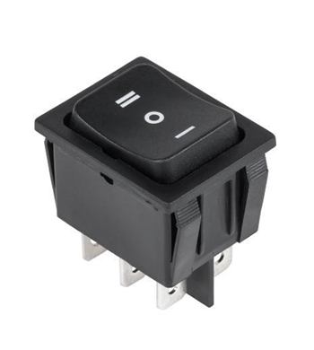Prepínač kolískový RS-223-4C 230V 6pin vrátny