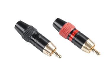 Konektor RCA zástrčka kovová HQ HD - 290