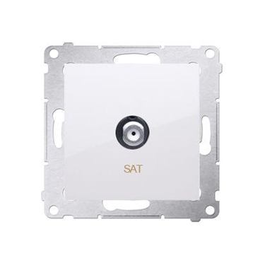 Zásuvka 1 x SAT "F" Simon 54 premium modul biela