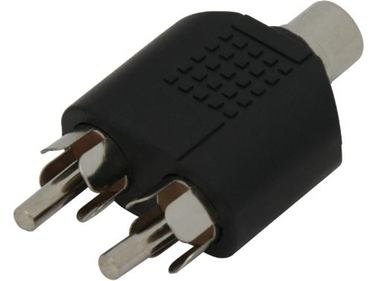Redukcia RCA 2 x zástrčka - RCA zásuvka