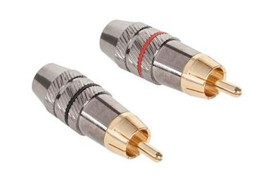 Konektor RCA zástrčka kovová HD - 295 HQ