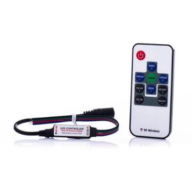 Kontrolér pre RGB led pásy, rádiový 5-24V/12A