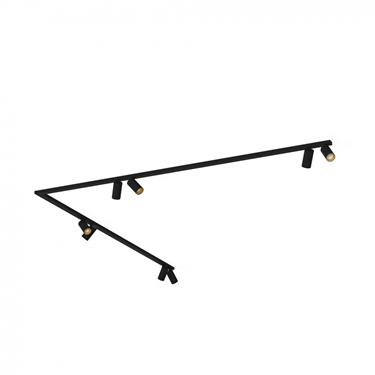 Svietidlo Nowodvorski MONO CORNER VIII 2X200 BLACK/GOLD 7702