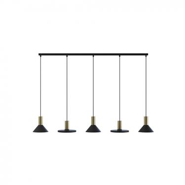 Svietidlo Nowodvorski HERMANOS V BLACK/SOLID BRASS 8032