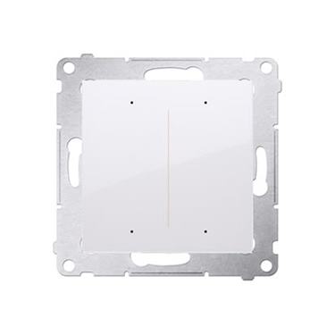Tlačidlový ovládač osvetlenia SWITCH 2 Wi-Fi biely Simon 54 GO