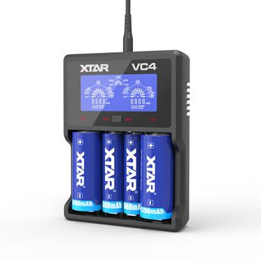 Nabíjačka akumulátorov 4 x Li-ion/Ni-MH LCD XTAR VC4