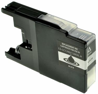 Cartridge Brother LC1240BK, čierna (black), kompatibilný