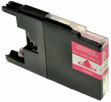 Cartridge Brother LC1240M, purpurová (magenta), kompatibilný