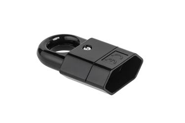 Zásuvka pre predlžovací kábel 2,5A/250V GP2C-2 čierna plochá