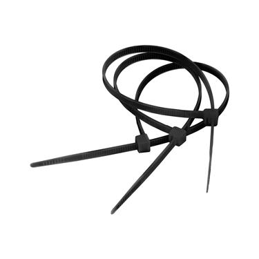 Sťahovacie pásiky čierne 3,6mm/20cm(100ks)
