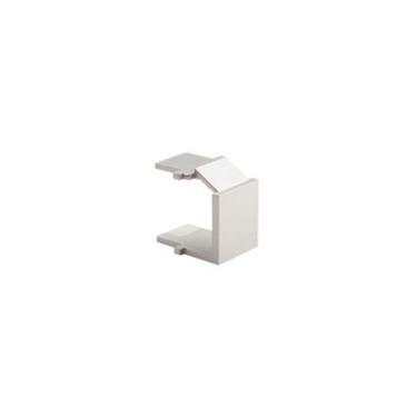 Záslepka otvoru RJ45/RJ12 Simon strieborná