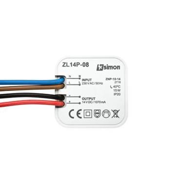 Zdroj pre LED do inštalačnej krabice 14V, DC, 15W