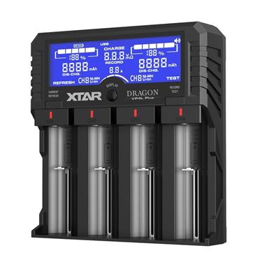 Nabíjačka akumulátorov 4x Li-ion/Ni-MH LCD XTAR VP4L Plus Dragon