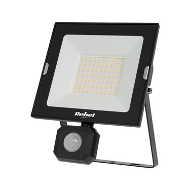 LED Reflektor 50W s detektorom pohybu 4000K Rebel