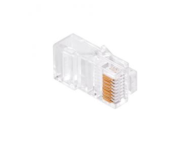 100x Konektor RJ45 8P8C drôt prechodový CAT.5E Pass Through LP