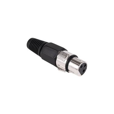 Konektor XLR (Canon) zásuvka čierna