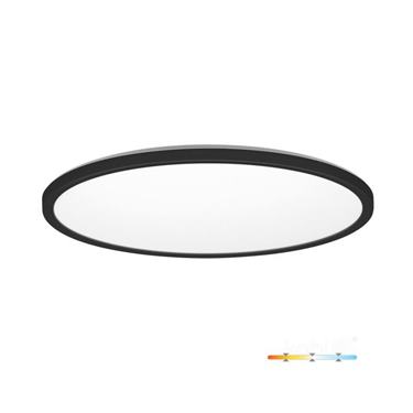 Stropné LED svietidlo NIVERA CIRCLE 32W 3CCT IP54 Premium čierne