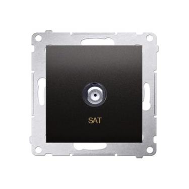 Zásuvka 1 x SAT "F" Simon 54 premium modul antracit
