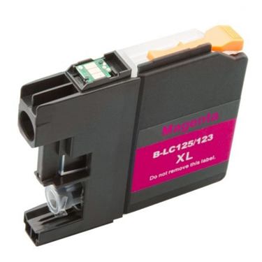 Cartridge Brother LC125XLM, purpurová (magenta), kompatibilný
