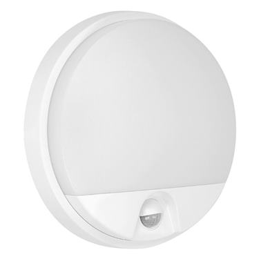 LED svietidlo AGAT 10W,senzor pohybu, IP54, 4000K, biele