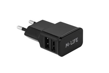 Sieťová nabíjačka 2xUSB 2A M-LIFE