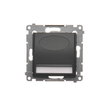 Schodiskové LED svietidlo Simon 54 premium, 14V 3100K čierna matná