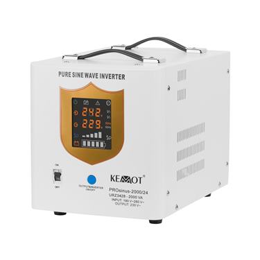 Záložný zdroj PROsinus-2000 24V 230V 2000VA/1400W KEMOT biely