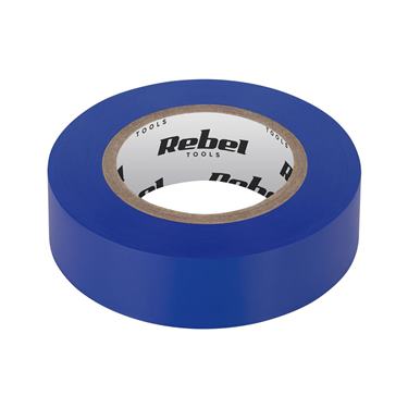 Páska izolačná REBEL (0,13mm x 19mm x 18,30m) modrá
