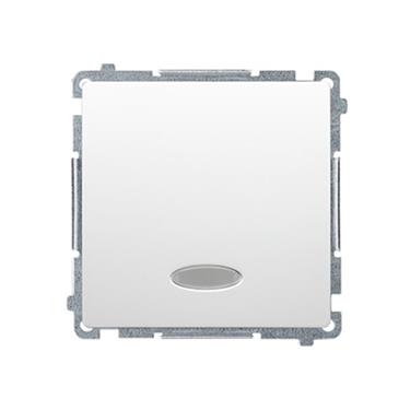 Vypínač Simon Basic č.6 LED podsv. bez piktogramu modul biely