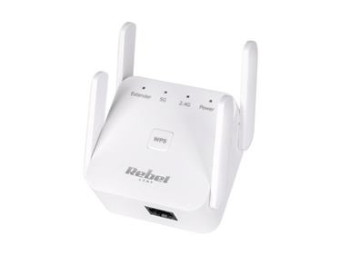WiFi Extender-zosilňovač bezdrôtovej Wi-Fi siete 2.4/5GHz REBEL