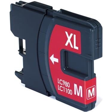 Cartridge Brother LC980M, purpurová (magenta), kompatibilný