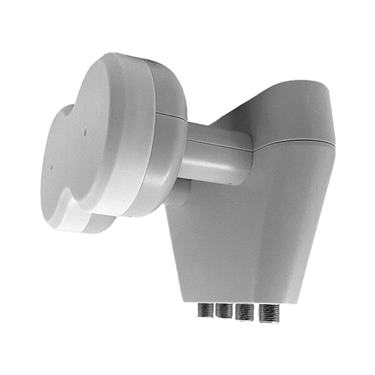LNB Monoblock QUAD SILVER SKY 4,3° 0,1dB
