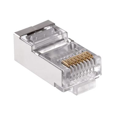 Konektor RJ45 8P8C drôt prechodový CAT.5E tienený