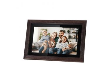 Digitálny fotorámik Kruger&Matz FRAMEO Wi-Fi 10,1"drevený rám