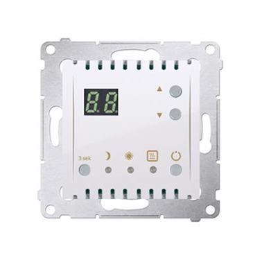 Termostat priestorový Simon 54 premium modul biely