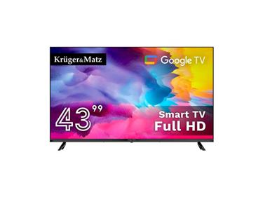 Televízor Kruger&Matz 43" (108cm)FHD Google TV DVB-T2/S2/T/C