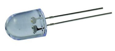 LED 10mm vysokosvietivá žltá 2cd