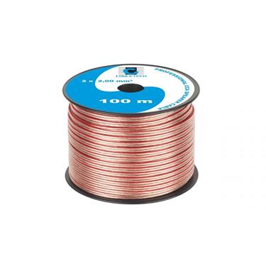 Kábel reproduktorový 2 x 2,0mm CCA (100m)
