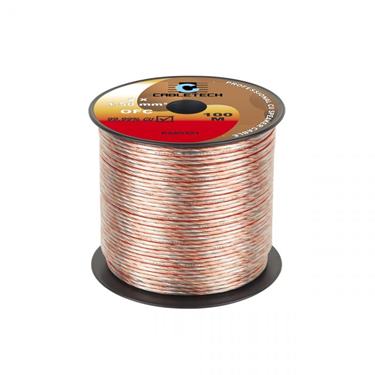 Kábel reproduktorový 2 x 1,5mm OFC-CU (100m)